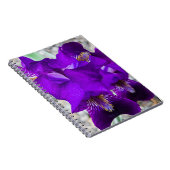 Carnet Belle iris violet (Côté Droit)