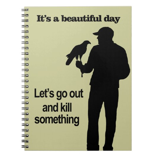 Carnet Belle journée pour la Falconry (Devant)