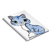 Carnet Belle Kitty Bleue (Côté Droit)