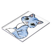 Carnet Belle Kitty Bleue (Côté gauche)