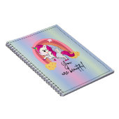 Carnet Belle licorne magique (Côté Droit)