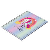 Carnet Belle licorne magique (Côté gauche)