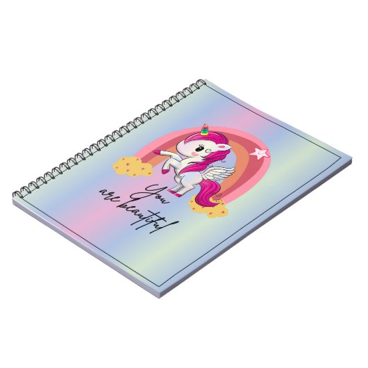 Carnet Belle licorne magique (Côté gauche)