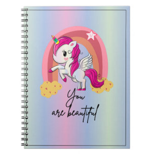 Carnet Belle licorne magique