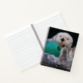 Carnet Belle Loutres de mer joueuses (Intérieur)