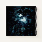 Carnet Belle Lune qui coule avec les arbres (Dos)