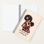 Carnet Belle mère et fille noire (27) (À l'intérieur)