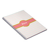 Carnet Belle Monnaie Rose & Blancs (Côté Droit)