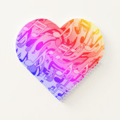 Carnet Belle musique Joyeuses couleurs vives notes musica (Dos)