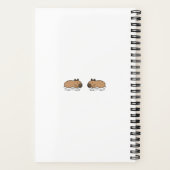 Carnet Belle natation Capybara Self Care (Verso)