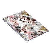 Carnet Belle orchidée stylisée (Côté Droit)