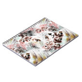 Carnet Belle orchidée stylisée (Côté gauche)