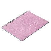 Carnet Belle parties scintillant mauve à la mode brillant (Côté gauche)