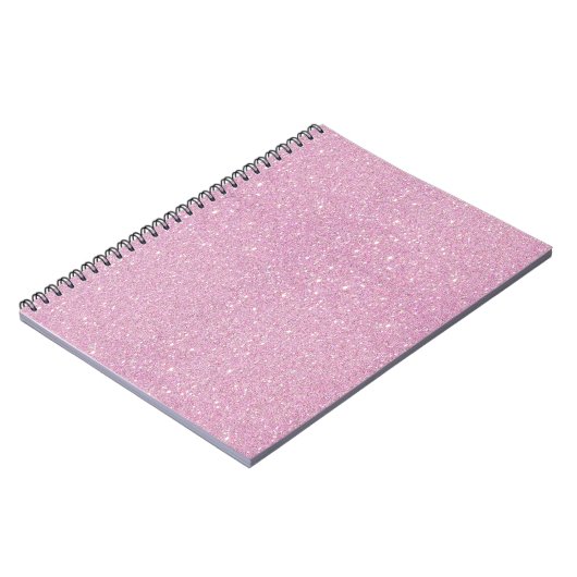 Carnet Belle parties scintillant mauve à la mode brillant (Côté gauche)