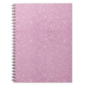 Carnet Belle parties scintillant mauve à la mode brillant (Devant)