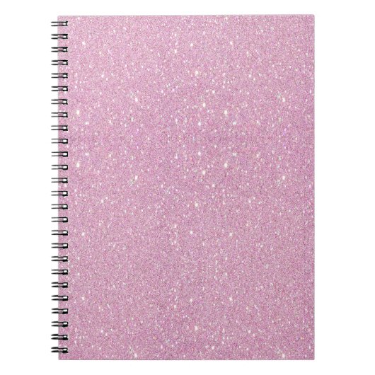 Carnet Belle parties scintillant mauve à la mode brillant (Devant)