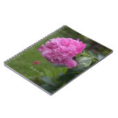 Carnet Belle Peony Rose Plein (Côté gauche)