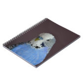 Carnet Belle perruche bleue (Côté gauche)