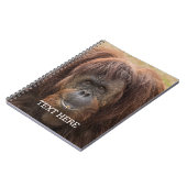 Carnet Belle photographie de Borneo Orangutan (Côté gauche)
