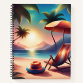 Carnet belle plage (Devant)