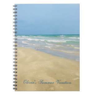 Carnet Belle plage de vacances d'été personnalisée Photo