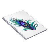 Carnet Belle plume de paon (Côté Droit)
