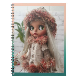 Carnet Belle poupée Blythe grands yeux mode fun stylisé