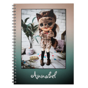Carnet Belle poupée Blythe grands yeux mode style fun