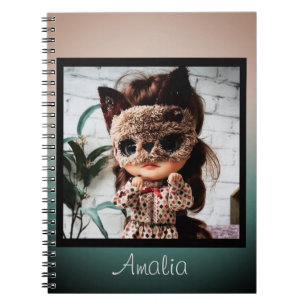 Carnet Belle poupée Blythe grands yeux mode style fun