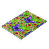 Carnet Belle prairie à papillon pourpre (Côté gauche)