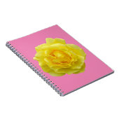 Carnet Belle rose jaune (Côté Droit)