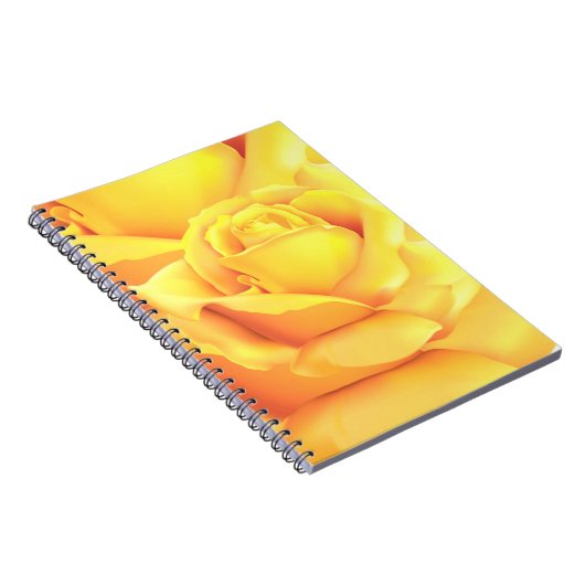 Carnet Belle Rose Jaune (Côté Droit)