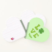 Carnet Belle St. Patrick's Day Heart (Intérieur)