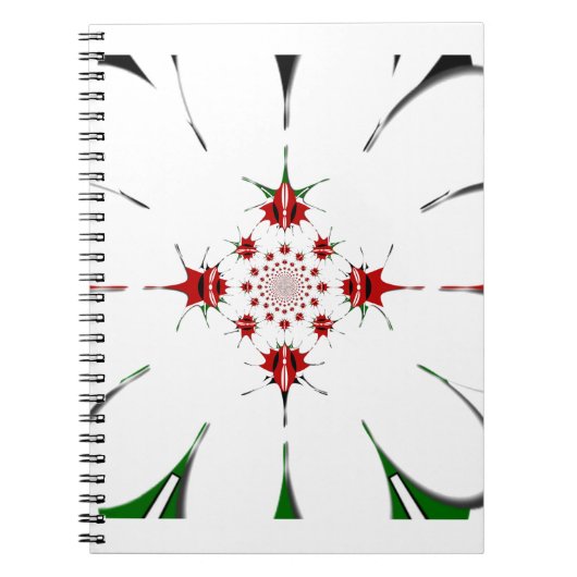 Carnet Belle Tapisserie du Kenya : Papillon du drapeau du (Devant)