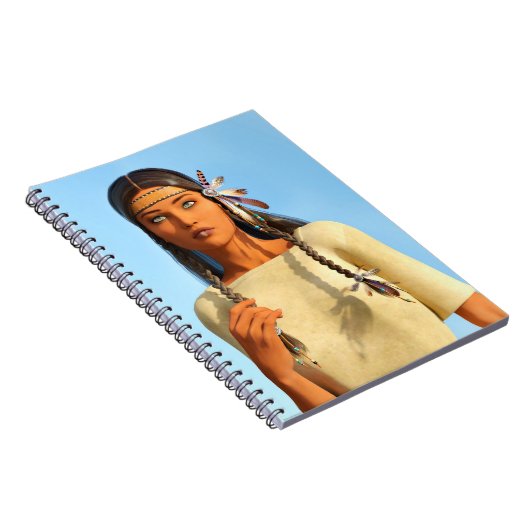 Carnet Belle tenue autochtone amérindienne (Côté Droit)