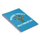 Carnet Belle thérapie physique Citation inspirante (Côté Droit)