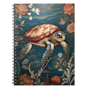Carnet Belle tortue sous-marine