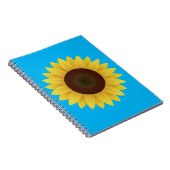 Carnet Belle tournesol d'été (Côté Droit)