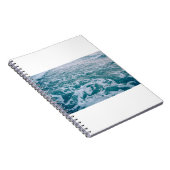 Carnet Belle vague de marbre de mer texturehipster, backg (Côté Droit)