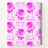 Carnet Belle Vintage florale pourpre (Dos)