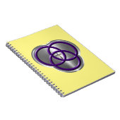 Carnet Belles bagues de la Trinité chrétienne avec croix (Côté Droit)