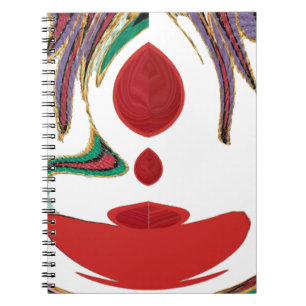 Carnet Belles couleurs rouge, blanc, violet, vert texture