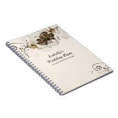 Carnet Belles fleurs Brown (Côté Droit)