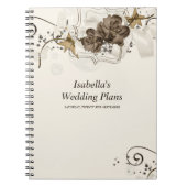 Carnet Belles fleurs Brown (Devant)