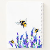 Carnet Belles fleurs de printemps et les abeilles volent  (Dos)