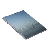 Carnet Belles grues volant au-dessus de l'eau Ballet de l (Côté Droit)