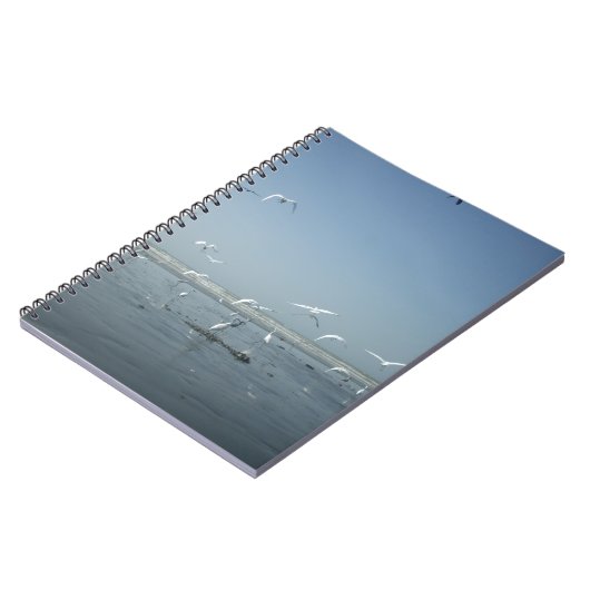 Carnet Belles grues volant au-dessus de l'eau Ballet de l (Côté gauche)