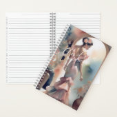 Carnet Belles notes de demoiselle d'honneur d'art aquarel (À l'intérieur)