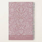 Carnet Belles notes de demoiselle d'honneur d'art aquarel (Verso)