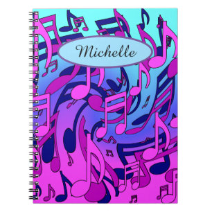 Carnet Belles notes de musique Arts animés et artistiques
